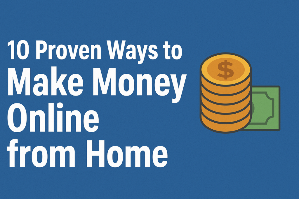 10 effective methods to earn money online from home